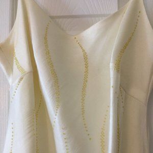 Beautiful Maxi Dress with Front Beading Size: L